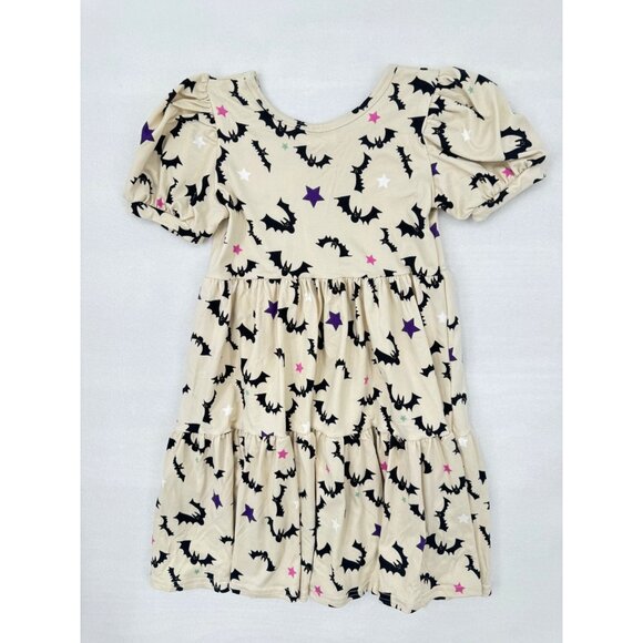 DotDotSmile Girls Dress Size 7 Bats and Stars Print New with Tags - Picture 4 of 4